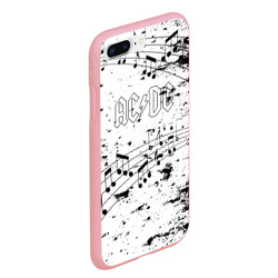 Чехол для iPhone 7Plus/8 Plus матовый [AC/DC] - Музыкальные ноты - фото 2