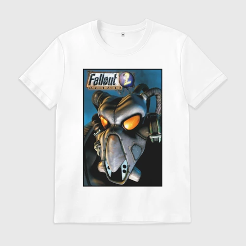 Мужская футболка хлопок Fallout 2 armour 