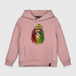 Детское худи Oversize хлопок Rasta lioN