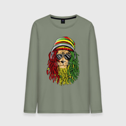 Мужской лонгслив хлопок Rasta lioN
