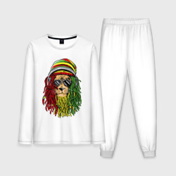 Мужская пижама с лонгсливом хлопок Rasta lioN