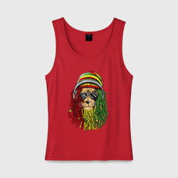 Женская майка хлопок Rasta lioN