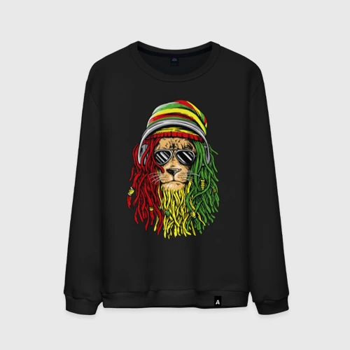 Мужской свитшот хлопок Rasta lioN