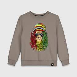 Детский свитшот хлопок Rasta lioN