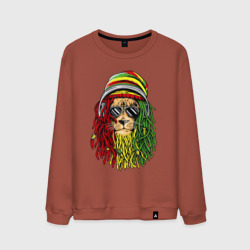 Мужской свитшот хлопок Rasta lioN