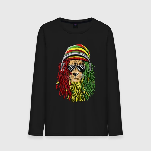 Мужской лонгслив хлопок Rasta lioN