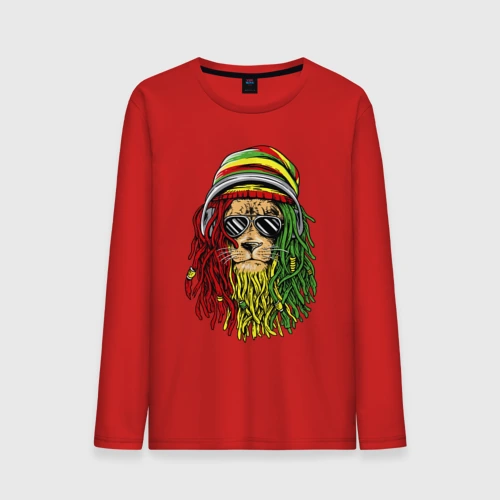 Мужской лонгслив хлопок Rasta lioN