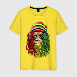 Мужская футболка хлопок Rasta lioN