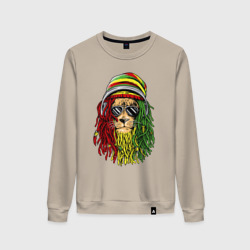 Женский свитшот хлопок Rasta lioN