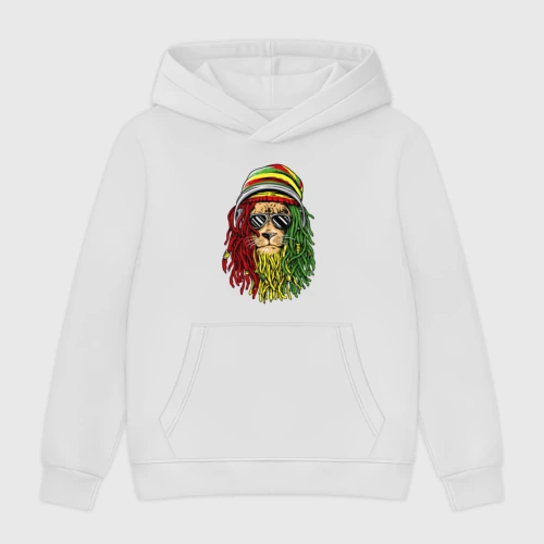 Мужская толстовка без начеса хлопок Rasta lioN