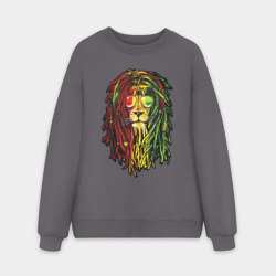 Мужской свитшот oversize без начеса хлопок Jam lioN