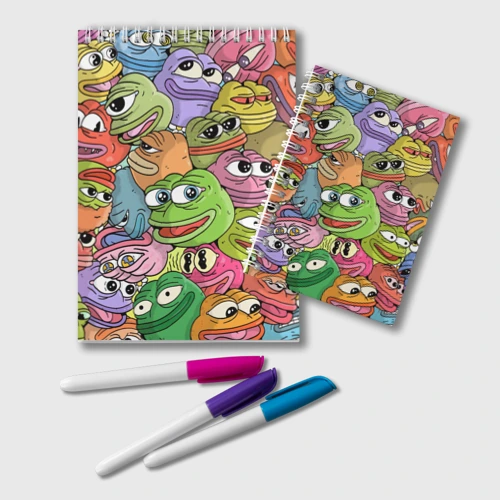 Блокнот Pepe bombing pattern