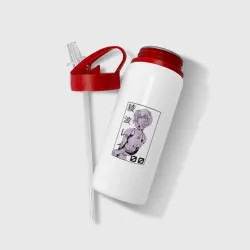Бутылка для воды с трубочкой Neon Genesis Evangelion Рей 09 - фото 2