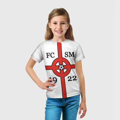 Детская футболка 3D FCSM-1922, цвет 3D печать - фото 5