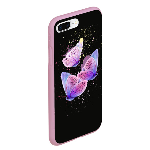 Чехол для iPhone 7Plus/8 Plus матовый Butterflies Sky - фото 3