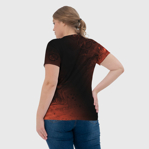 Женская футболка 3D Раст Разводы, цвет 3D печать - фото 7