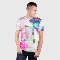 Мужская футболка 3D Slim Шиза, психоделика - фото 2