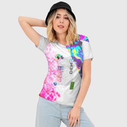 Женская футболка 3D Slim Шиза, психоделика - фото 2