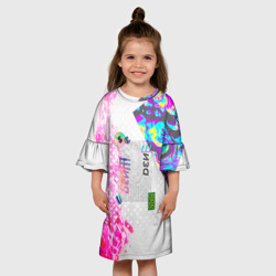 Детское платье 3D Шиза, психоделика - фото 2