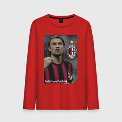 Мужской лонгслив хлопок Paolo Cesare Maldini - Milan, captain