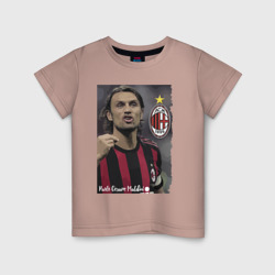 Детская футболка хлопок Paolo Cesare Maldini - Milan, captain