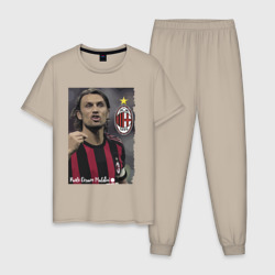 Мужская пижама хлопок Paolo Cesare Maldini - Milan, captain