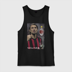 Мужская майка хлопок Paolo Cesare Maldini - Milan, captain