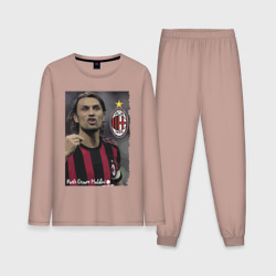 Мужская пижама с лонгсливом хлопок Paolo Cesare Maldini - Milan, captain