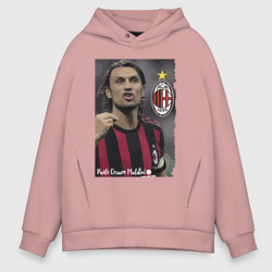 Мужское худи Oversize хлопок Paolo Cesare Maldini - Milan, captain