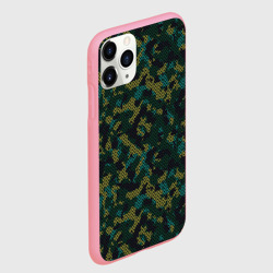 Чехол для iPhone 11 Pro Max матовый Модный камуфляж с холстовой сеткой - фото 2