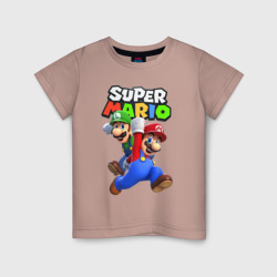 Детская футболка хлопок Луиджи и Марио
