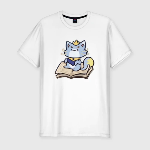 Мужская футболка хлопок Slim The Magical Cat Yuumi