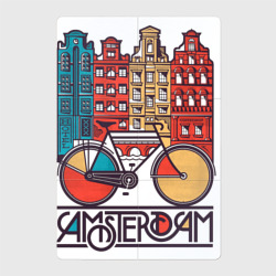 Магнитный плакат 2Х3 Амстердам - город велосипедистов