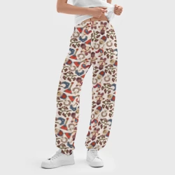 Женские джоггеры оверсайз 3D Россия паттерн светлый - фото 2