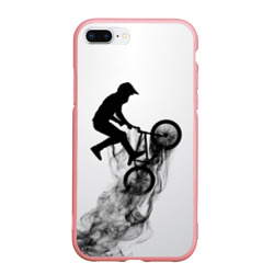 Чехол для iPhone 7Plus/8 Plus матовый Велоспорт BMX Racing