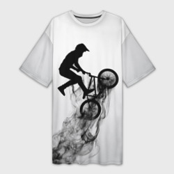 Платье-футболка 3D Велоспорт BMX Racing