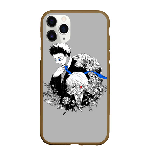 Чехол для iPhone 11 Pro Max матовый Leorio and Kuropika, цвет коричневый