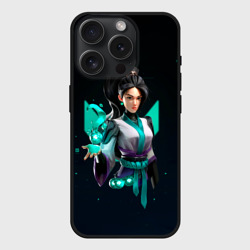 Чехол силиконовый для Apple iPhone 15 Pro матовый Сэйдж