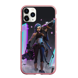 Чехол для iPhone 11 Pro Max матовый Arcane Jinx League Of Legends