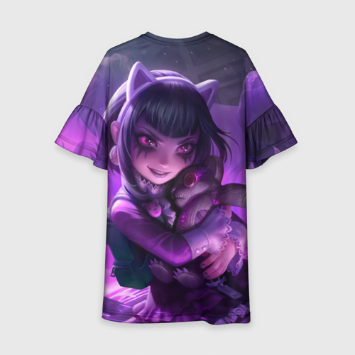 Детское платье 3D Goth Annie League Of Legends, цвет 3D печать - фото 2