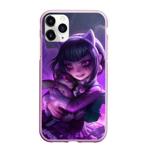 Чехол для iPhone 11 Pro матовый Goth Annie League Of Legends, цвет розовый