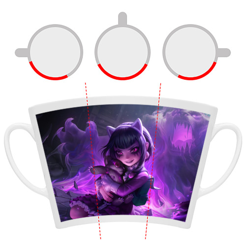 Кружка Латте Goth Annie League Of Legends - фото 6