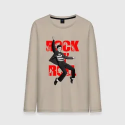 Мужской лонгслив хлопок Rokc n roll king