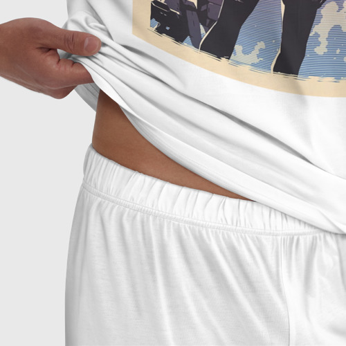 Мужская пижама хлопок Крошка Киллджой, цвет белый - фото 6