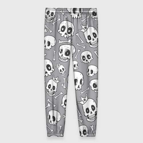 Женские брюки 3D Skulls & bones, цвет 3D печать - фото 2