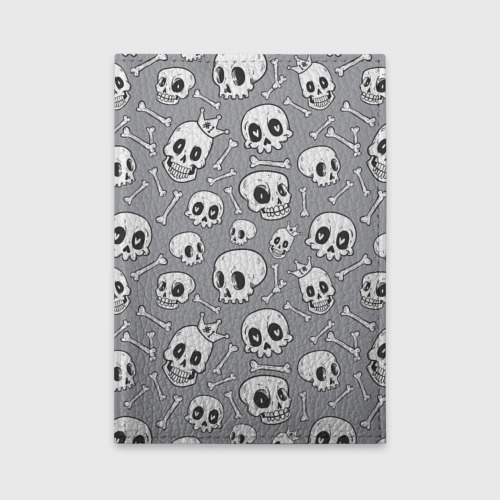 Обложка для автодокументов Skulls & bones, цвет оранжевый