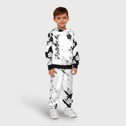 Детский костюм с толстовкой 3D Чёрный клевер black clover, - фото 2