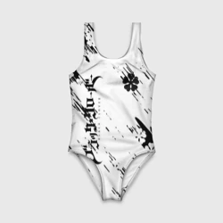 Детский купальник 3D Чёрный клевер black clover, - фото 2