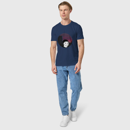 Мужская футболка хлопок Doomer Men, цвет темно-синий - фото 5
