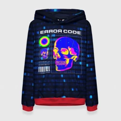Женская толстовка 3D Error code: Hacker Хакер программист